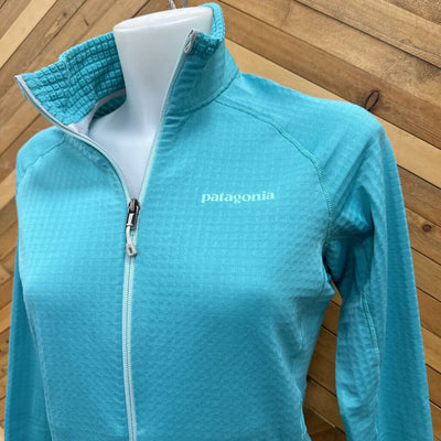 Patagonia - Women's R1 Full-Zip Fleece Jacket - MSRP $200: Blue-women-SM