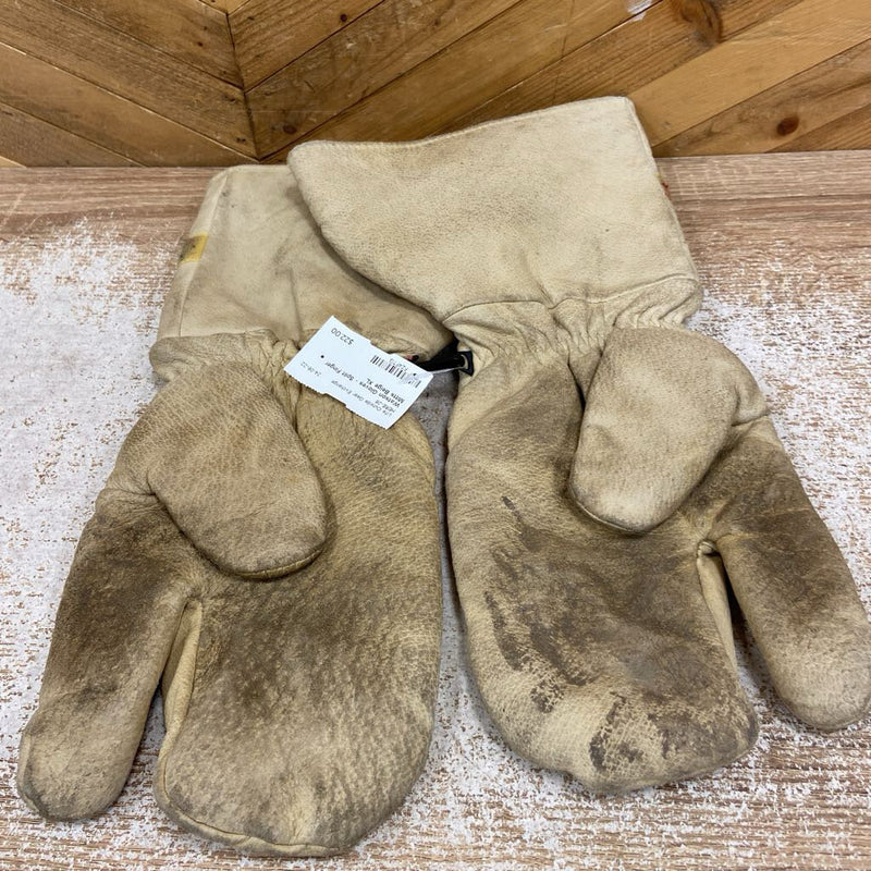 Watson Gloves - Split Finger Mitts: Beige-men-XL