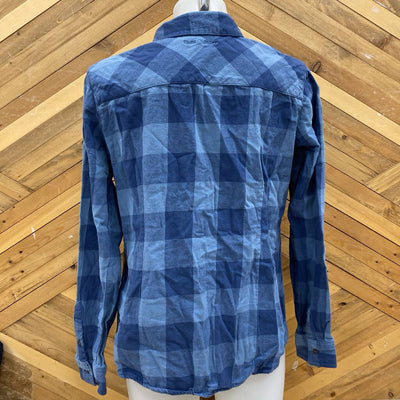 Noble Outfitters - Women's Flannel Shirt - MSRP comp $60: Blue-women-LG