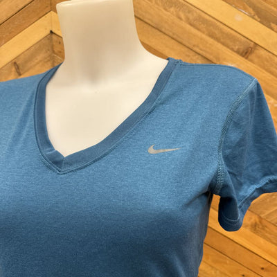 Nike - Women's Dri-Fit T-Shirt - MSRP $35: Blue-women-SM