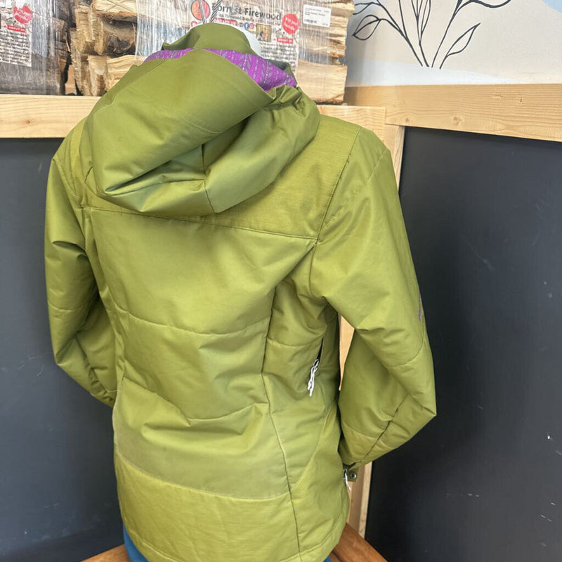 Patagonia - Rubicon Rider Jacket - MSRP $399: Green/Purple-women-MD