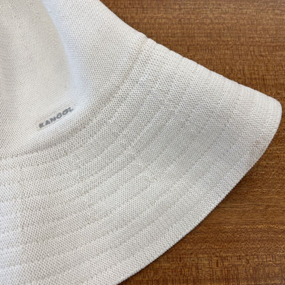 Kangool- wide brim hat - MSRP $80: off white -unisex-Adult