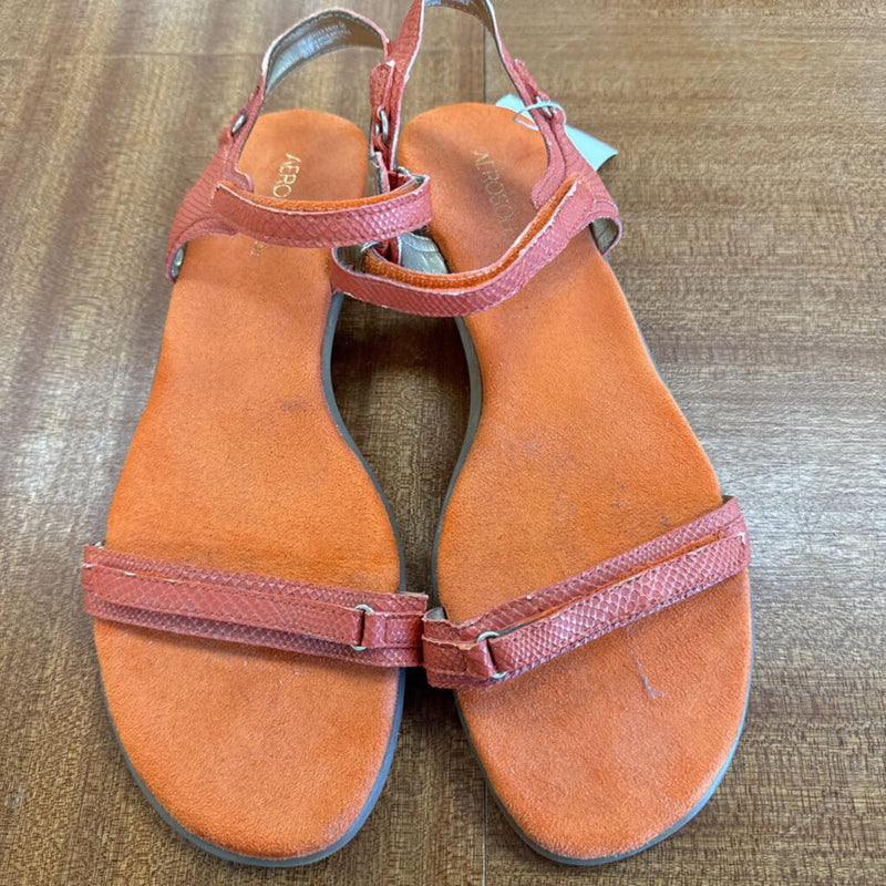 Aerosoles- sandal- MSRP $100: orange -women-W11