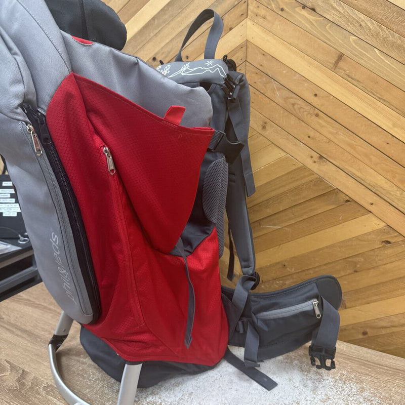 Phil & Ted - Escape child backpack carrier- MSRP $350: Red Grey --