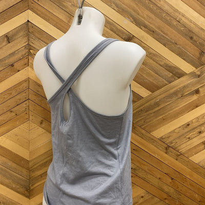 Under Armour - tank top- MSRP $38: Grey/Blue -women-XS