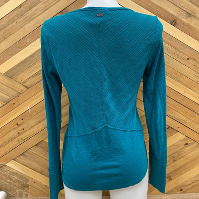 Roxy- Woman's L/S top - MSRP $40: Green -women-SM