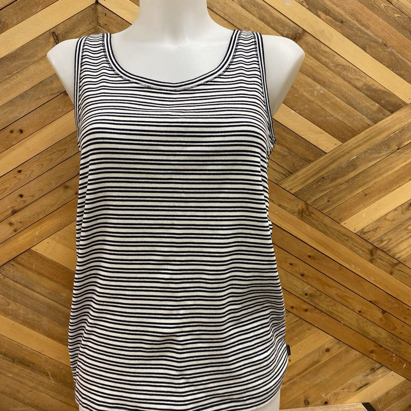 Eddie Bauer- Tank top - MSRP $38: Black/white -women-LG