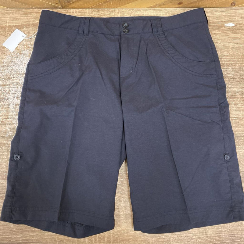 Cloudviel- hiking shorts: Black -women-LG