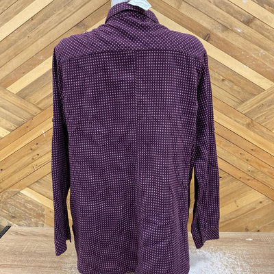 Columbia - Women's Button-Up Shirt - MSRP $95: Burgundy-women-XL