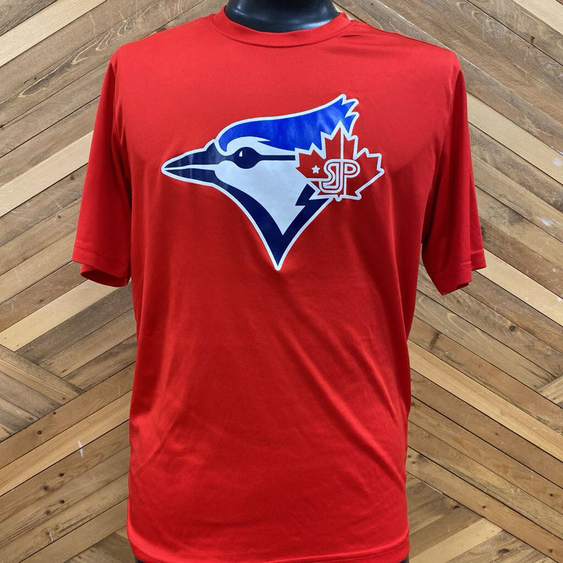 The t-shirt company- Blue Jays t-shirt : Red -women-MD