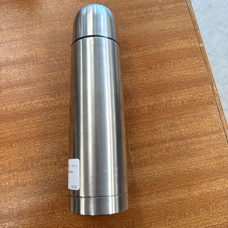 Stainless Steel Thermos: Silver--