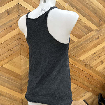 Alpyne Apparel - Women's Tank Top - MSRP $27: Grey/ Blue -women-LG