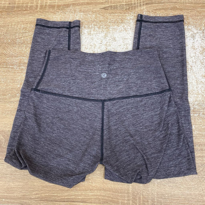 Lululemon- Cropped leggings- MSRP $108: grey-women-MD