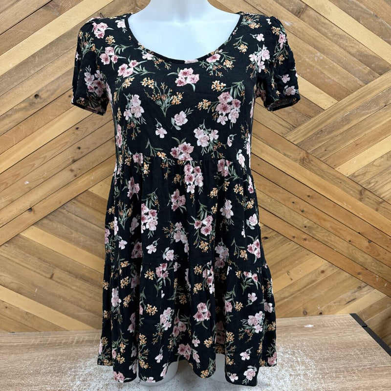 Salt Water - Dress - MSRP $135: Floral Black-women-SM