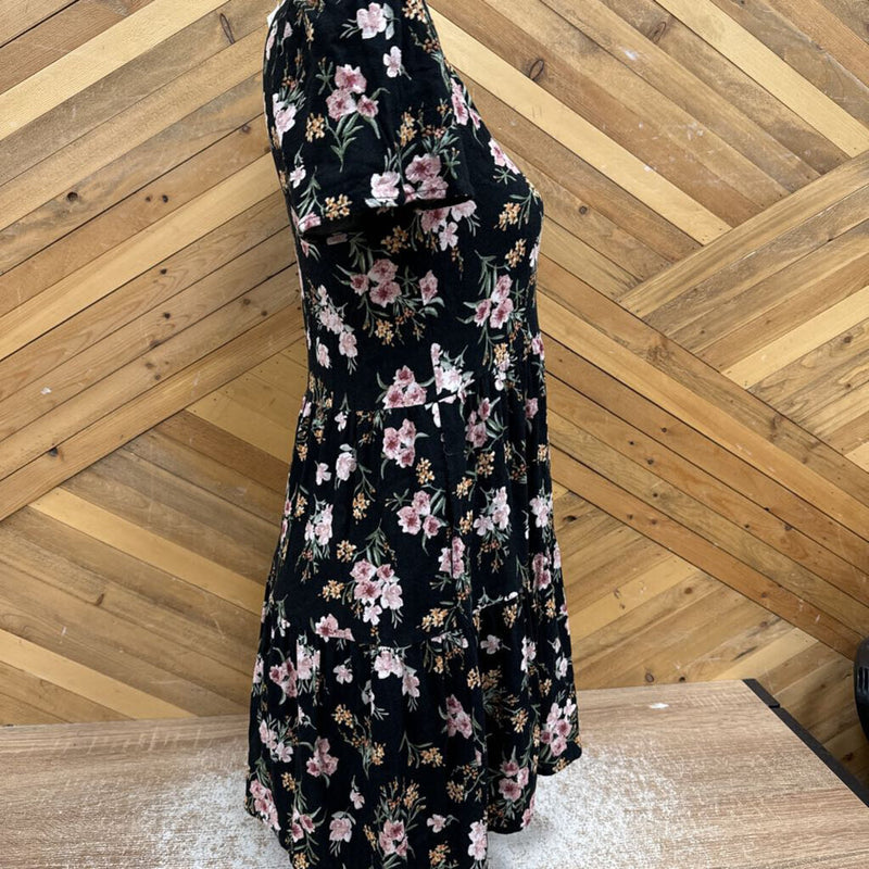 Salt Water - Dress - MSRP $135: Floral Black-women-SM