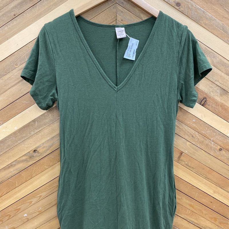 Smash + Tess - T-shirt Romper - MSRP $120: Green -women-XS