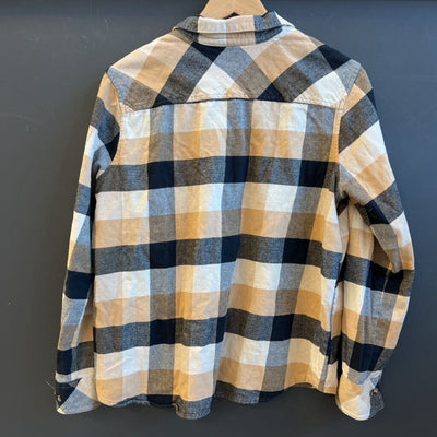 Natural Reflections - Women's Flannel Shirt - MSRP $40: Black / Brown / White-women-LG