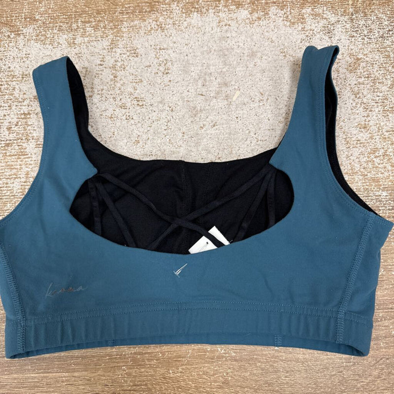 Karma - Sports Bra: Blue-women-