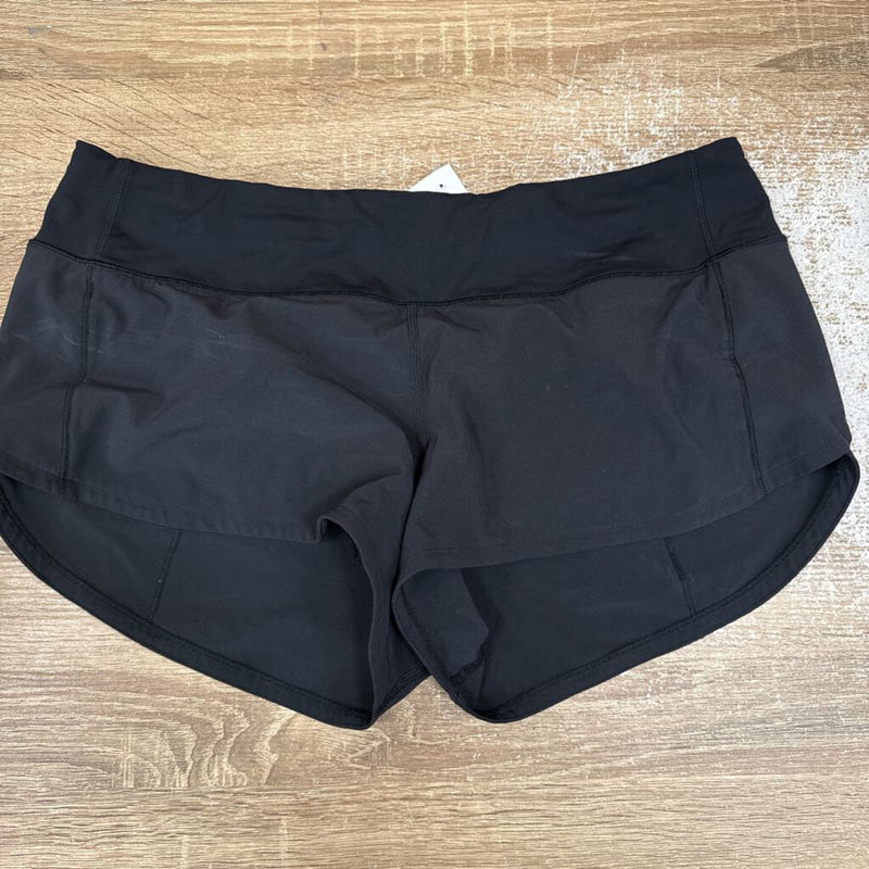 Lululemon- lined shorts: black -women-8