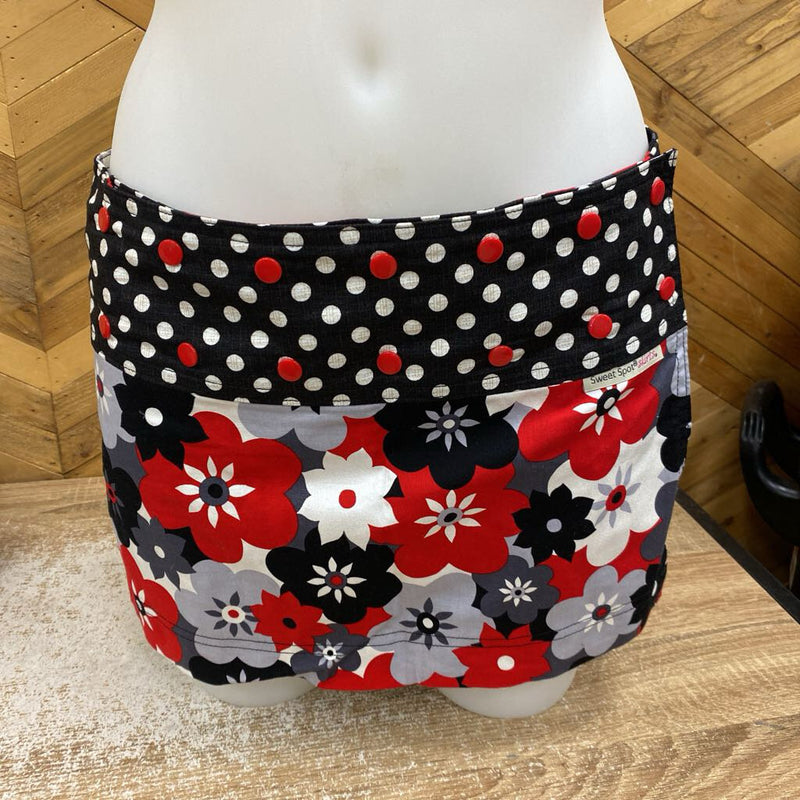 Sweet sport- skirt- MSRP $70: Black Red -women-8