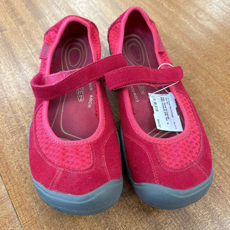 Keen- Sienna MJ Canvas- MSRP compared $160 : Red -women-10