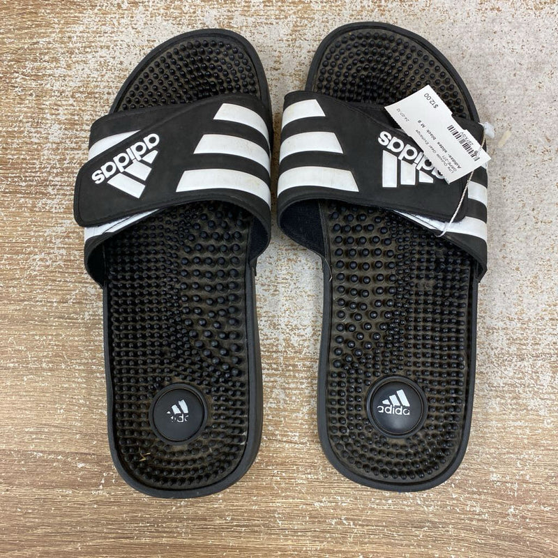 Adidas- slides : black -men-M 9