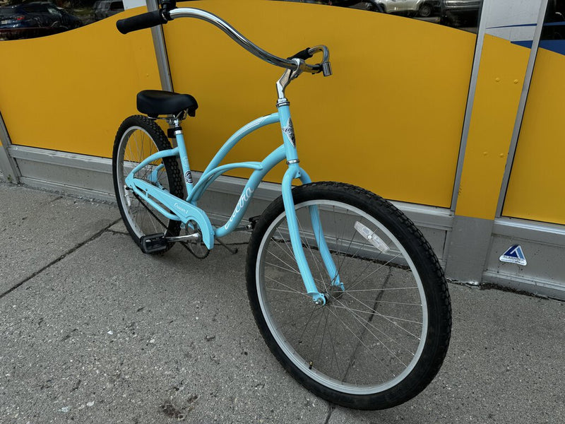 Trek- Electra Cruiser 1 Step-Thru Bike - MSRP $569: Bora Bora Blue-unisex-26