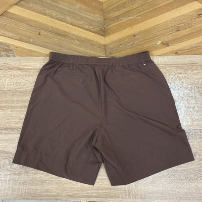 FIG - Women's Newton Bermuda Short - MSRP $100: Brown-women-XL