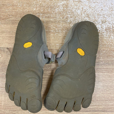 Vibram - Women's FiveFinger KSO Shoes - MSRP $140: Grey / Green-women-W7.5-W8