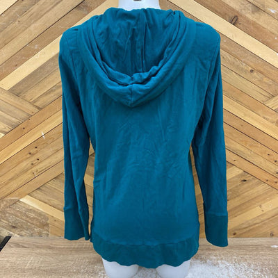 Buttercream - Women's Full-Zip Hoodie - MSRP $128: Teal Green-women-XL