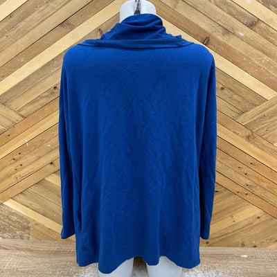 Buttercream - Women's Cardigan - MSRP comp $128: Blue-women-LG