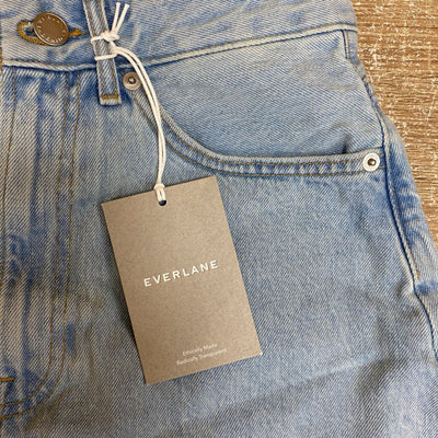 Everlane - Women's A-line Denim Short - MSRP $96: blue-women-26