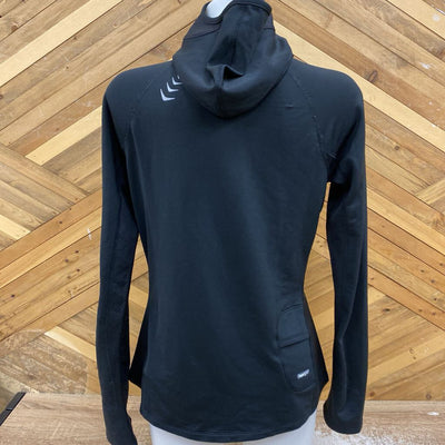 The North Face - Women's 1/4-Zip Hooded Baselayer Top - MSRP comp $130: Black-women-MD