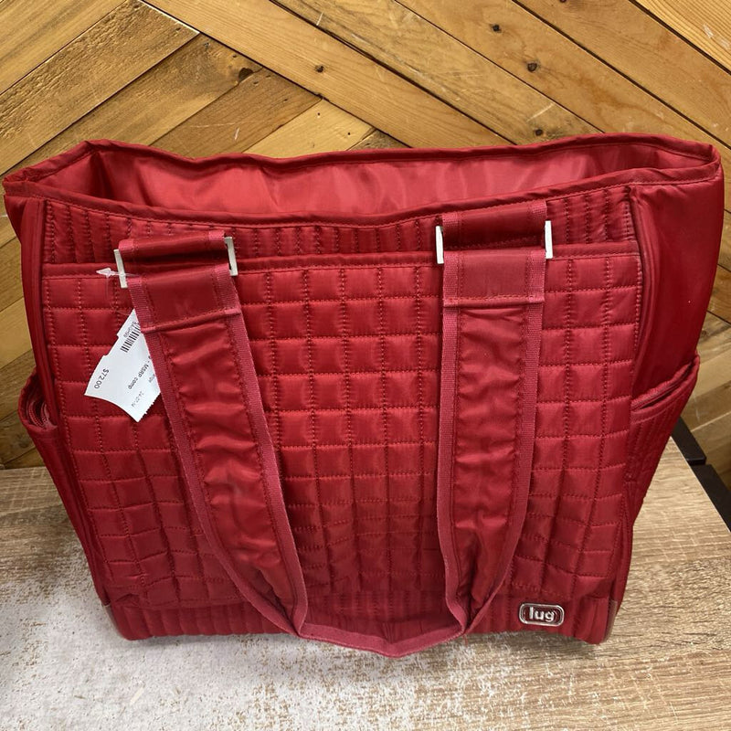 Lug - Tote Bag - MSRP comp $145: Red--