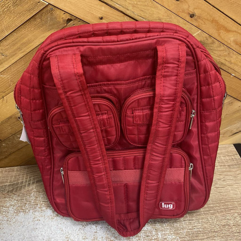 Lug - Tote Bag - MSRP comp $170: Red--