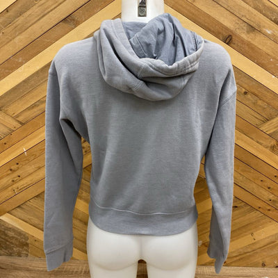 Marmot - Women's Cropped Hoodie - MSRP $85: Grey/Blue-women-XS