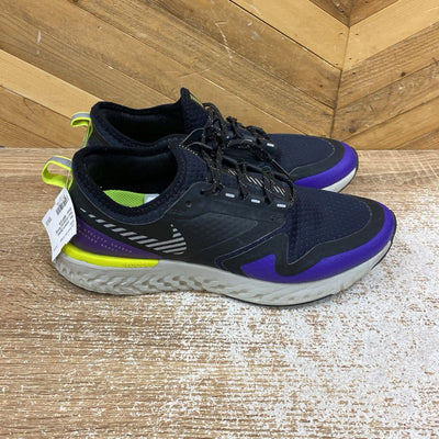 Nike - Women's Odyssey React Waterproof Running Shoes - MSRP $175: Black/Purple/Yellow-women-W8