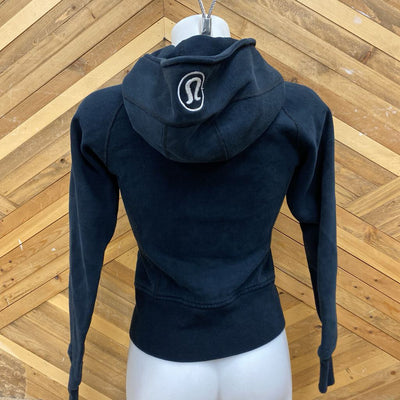 Lululemon - Women's Full-Zip Scuba Hoodie - MSRP $118: Black-women-