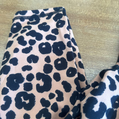 Sunzel - Women's Cheetah Spot Capris - MSRP $60: Black / Orange-women-MD