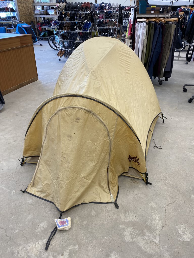 Moss - Stardome II Tent - MSRP $480: Burgundy/Beige--2-Person