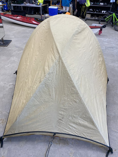 Moss - Stardome II Tent - MSRP $480: Burgundy/Beige--2-Person