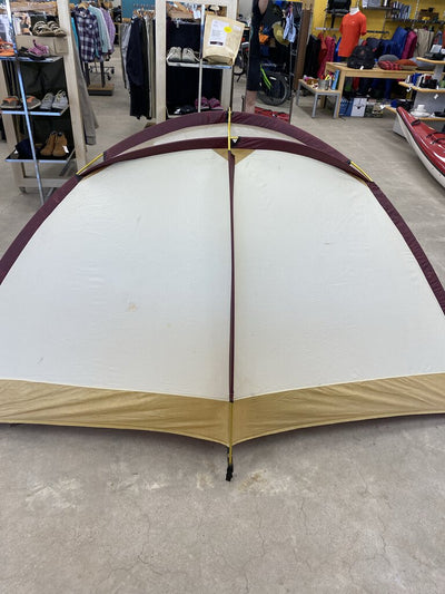 Moss - Stardome II Tent - MSRP $480: Burgundy/Beige--2-Person