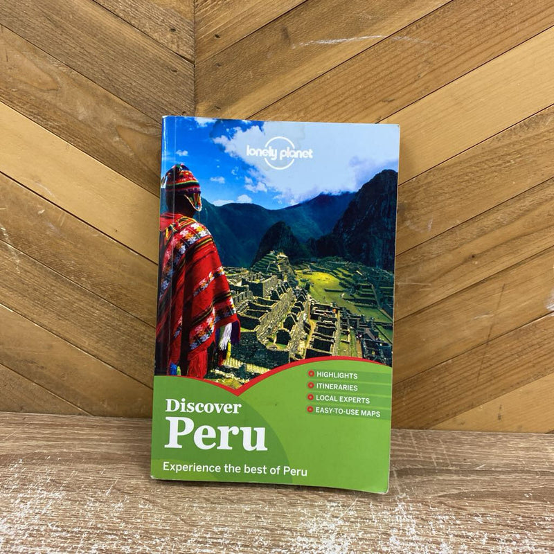 Discover Peru - Book - MSRP $30: Green/Red/Blue--