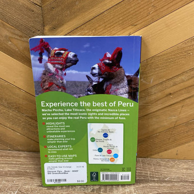 Discover Peru - Book - MSRP $30: Green/Red/Blue--