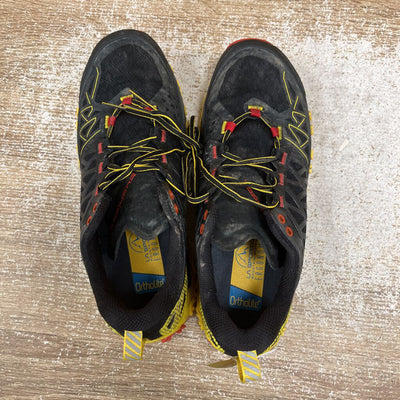 La Sportiva - Men's Bushido II Gore-Tex Trail Running Shoes - MSRP $215: Black/Yellow/Red-men-8