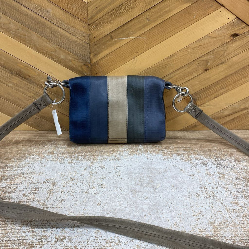 U.S.E.D. - Cross Body Purse - MSRP $70: Beige / Grey / Navy-women-