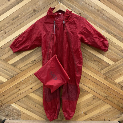 Tuffo - Kid's Muddy Buddy Rain Suit - MSRP $40: Red-children-5T