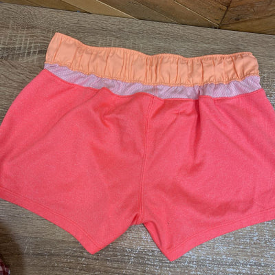 Champion - Women's Active Shorts : Salmon / White / Pink-women-XS