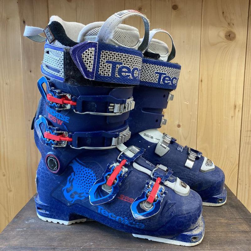 Technica - Coshise 105w Downhill Ski Boots - MSRP$749: Blue/White-women-285mm