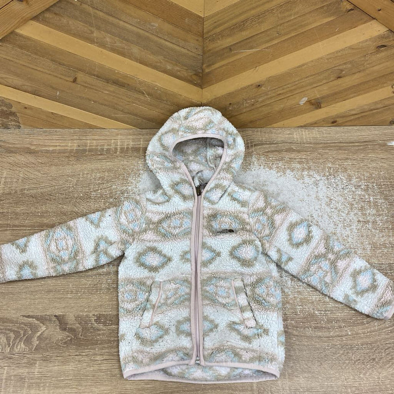 The North Face - Kids campshire Fleece - MSRP$79: White/brown/Pink-children-3T